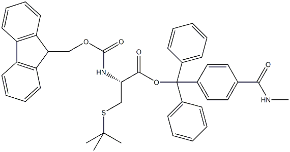 Fmoc-L-Cys(S-tBu)-Trt TG Structure