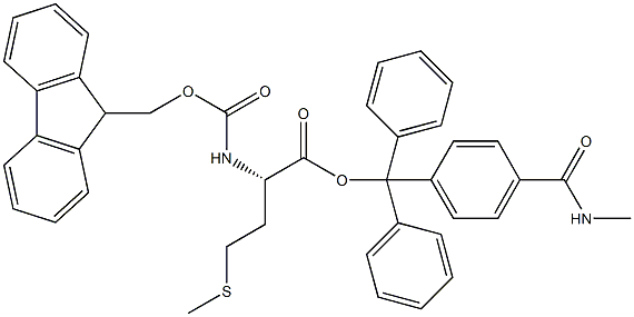 Fmoc-L-Met-Trt TG 구조식 이미지