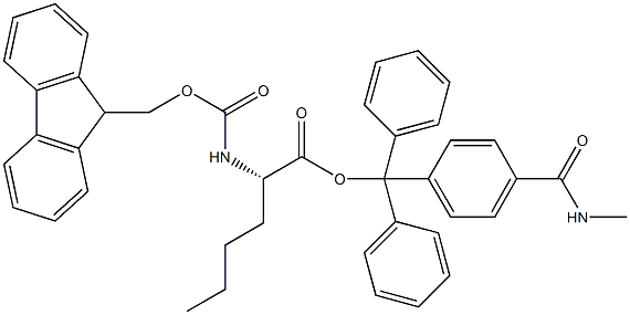 Fmoc-L-Nle-Trt TG 구조식 이미지