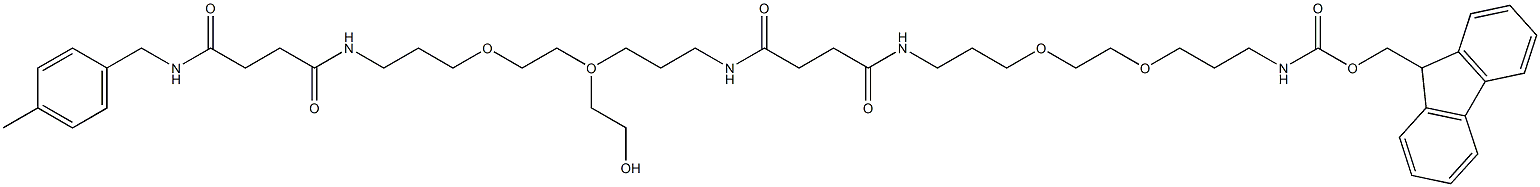 FMOC-NH-PEG AM RESIN 구조식 이미지