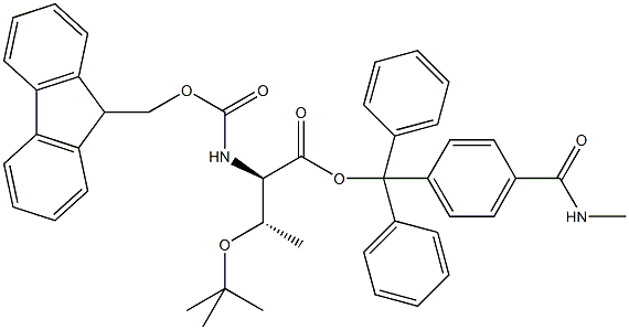 Fmoc-D-Thr(tBu)-Trt TG 구조식 이미지