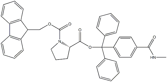 Fmoc-L-Pro-Trt TG Structure