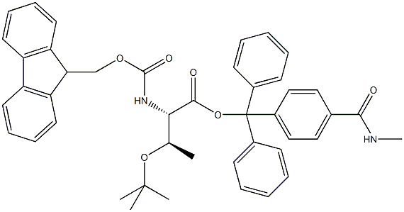 Fmoc-L-Thr(tBu)-Trt TG Structure