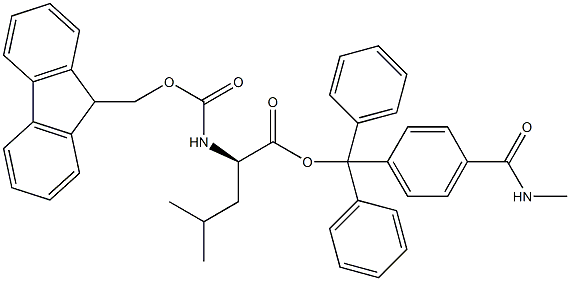 Fmoc-D-Leu-Trt TG Structure
