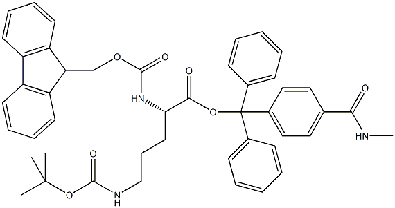 Fmoc-L-Orn(Boc)-Trt TG 구조식 이미지