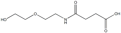 alpha-Hydroxy-omega-carboxy poly(ethylene glycol) (PEG-MW 10.000 Dalton) Structure