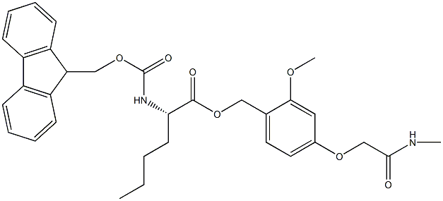 Fmoc-L-Nle-AC TG 구조식 이미지