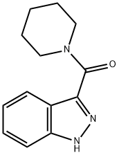 1H-indazol-3-yl(piperidin-1-yl)methanone 구조식 이미지