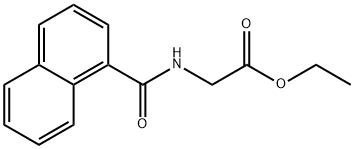 ethyl 2-(naphthalene-1-carbonylamino)acetate Structure