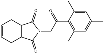 2-[2-oxo-2-(2,4,6-trimethylphenyl)ethyl]-3a,4,7,7a-tetrahydroisoindole-1,3-dione Structure