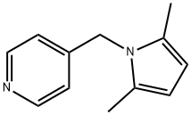 4-[(2,5-dimethylpyrrol-1-yl)methyl]pyridine Structure
