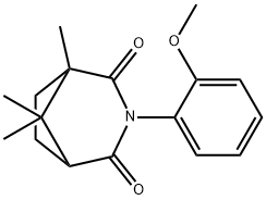 3-(2-methoxyphenyl)-5,8,8-trimethyl-3-azabicyclo[3.2.1]octane-2,4-dione 구조식 이미지