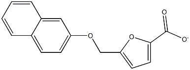 5-(naphthalen-2-yloxymethyl)furan-2-carboxylate 구조식 이미지