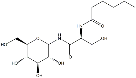 N-Hexanoyl-glucosylceramide Structure