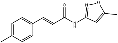 (E)-N-(5-methyl-1,2-oxazol-3-yl)-3-(4-methylphenyl)prop-2-enamide Structure