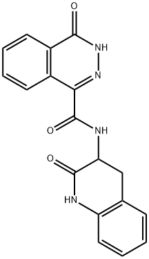 4-oxo-N-(2-oxo-3,4-dihydro-1H-quinolin-3-yl)-3H-phthalazine-1-carboxamide Structure