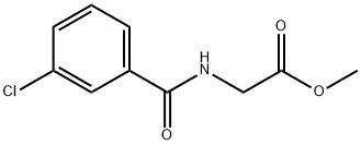 methyl 2-[(3-chlorobenzoyl)amino]acetate Structure