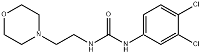 1-(3,4-dichlorophenyl)-3-(2-morpholin-4-ylethyl)urea Structure