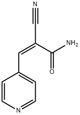 (Z)-2-cyano-3-pyridin-4-ylprop-2-enamide 구조식 이미지