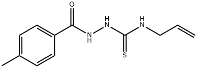 1-[(4-methylbenzoyl)amino]-3-prop-2-enylthiourea 구조식 이미지