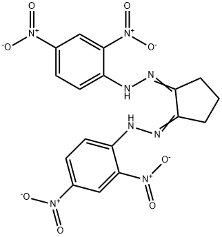 N-[(Z)-[(2E)-2-[(2,4-dinitrophenyl)hydrazinylidene]cyclopentylidene]amino]-2,4-dinitroaniline Structure