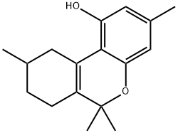 3,6,6,9-tetramethyl-7,8,9,10-tetrahydrobenzo[c]chromen-1-ol 구조식 이미지