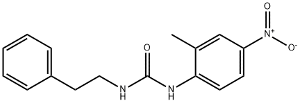 1-(2-methyl-4-nitrophenyl)-3-(2-phenylethyl)urea Structure