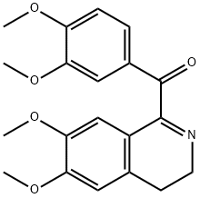 (6,7-dimethoxy-3,4-dihydroisoquinolin-1-yl)-(3,4-dimethoxyphenyl)methanone 구조식 이미지