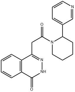 4-[2-oxo-2-(2-pyridin-3-ylpiperidin-1-yl)ethyl]-2H-phthalazin-1-one Structure