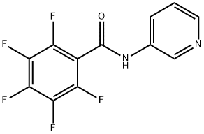 2,3,4,5,6-pentafluoro-N-pyridin-3-ylbenzamide Structure