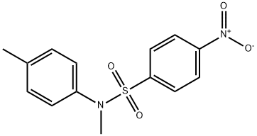 N-methyl-N-(4-methylphenyl)-4-nitrobenzenesulfonamide 구조식 이미지