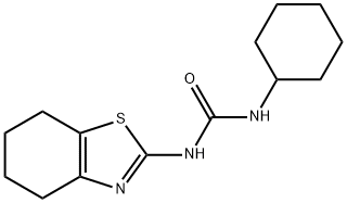1-cyclohexyl-3-(4,5,6,7-tetrahydro-1,3-benzothiazol-2-yl)urea 구조식 이미지