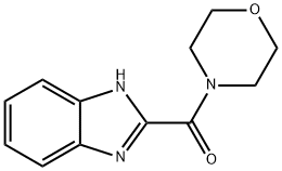 1H-benzimidazol-2-yl(morpholin-4-yl)methanone Structure