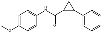 N-(4-methoxyphenyl)-2-phenylcyclopropane-1-carboxamide Structure