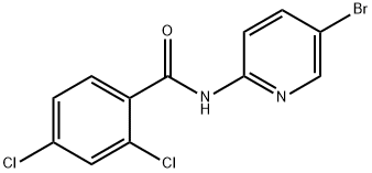 N-(5-bromopyridin-2-yl)-2,4-dichlorobenzamide Structure