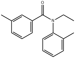 N-ethyl-3-methyl-N-(2-methylphenyl)benzamide 구조식 이미지