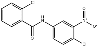 2-chloro-N-(4-chloro-3-nitrophenyl)benzamide 구조식 이미지