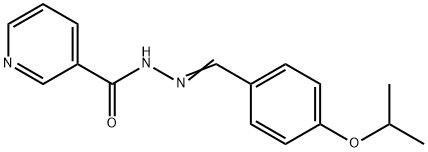 N-[(E)-(4-propan-2-yloxyphenyl)methylideneamino]pyridine-3-carboxamide Structure