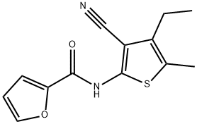 N-(3-cyano-4-ethyl-5-methylthiophen-2-yl)furan-2-carboxamide Structure