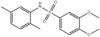 N-(2,5-dimethylphenyl)-3,4-dimethoxybenzenesulfonamide Structure