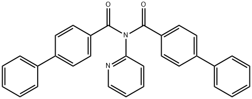 4-phenyl-N-(4-phenylbenzoyl)-N-pyridin-2-ylbenzamide Structure