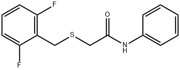 2-[(2,6-difluorophenyl)methylsulfanyl]-N-phenylacetamide Structure