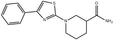 1-(4-phenyl-1,3-thiazol-2-yl)piperidine-3-carboxamide 구조식 이미지