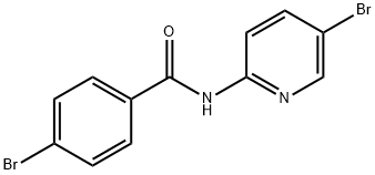 4-bromo-N-(5-bromopyridin-2-yl)benzamide 구조식 이미지