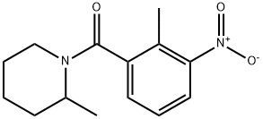 (2-methyl-3-nitrophenyl)-(2-methylpiperidin-1-yl)methanone 구조식 이미지