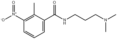 N-[3-(dimethylamino)propyl]-2-methyl-3-nitrobenzamide 구조식 이미지