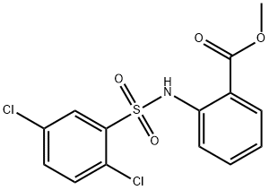 methyl 2-[(2,5-dichlorophenyl)sulfonylamino]benzoate 구조식 이미지