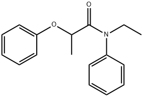 N-ethyl-2-phenoxy-N-phenylpropanamide 구조식 이미지