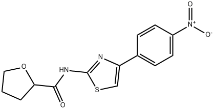 N-[4-(4-nitrophenyl)-1,3-thiazol-2-yl]oxolane-2-carboxamide Structure