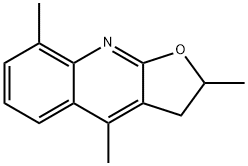 2,4,8-trimethyl-2,3-dihydrofuro[2,3-b]quinoline 구조식 이미지